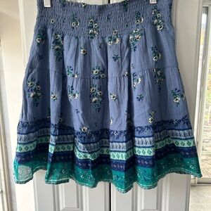 🌷Old navy mini floral cotton skirt